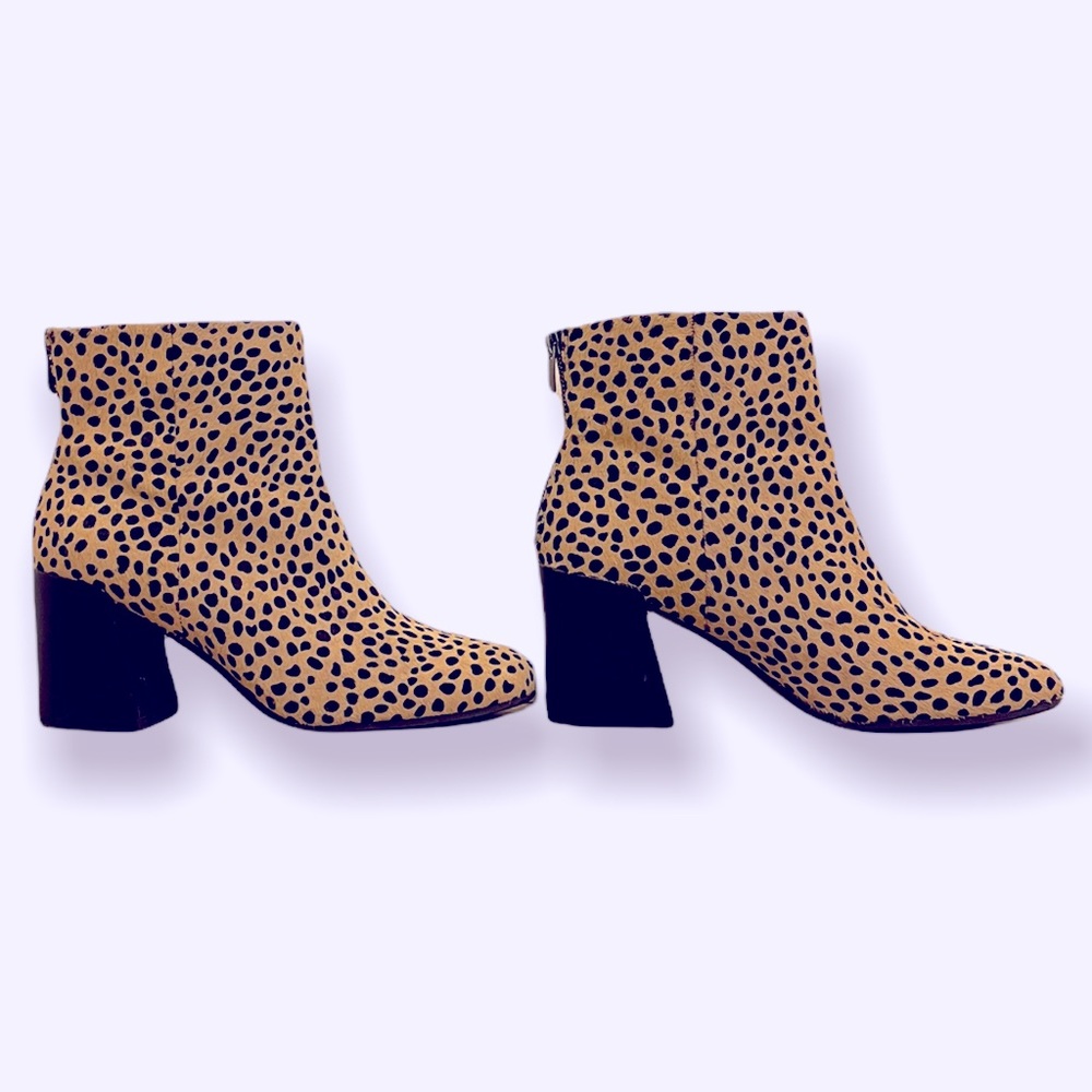 GAP - Cheetah print block heel boots